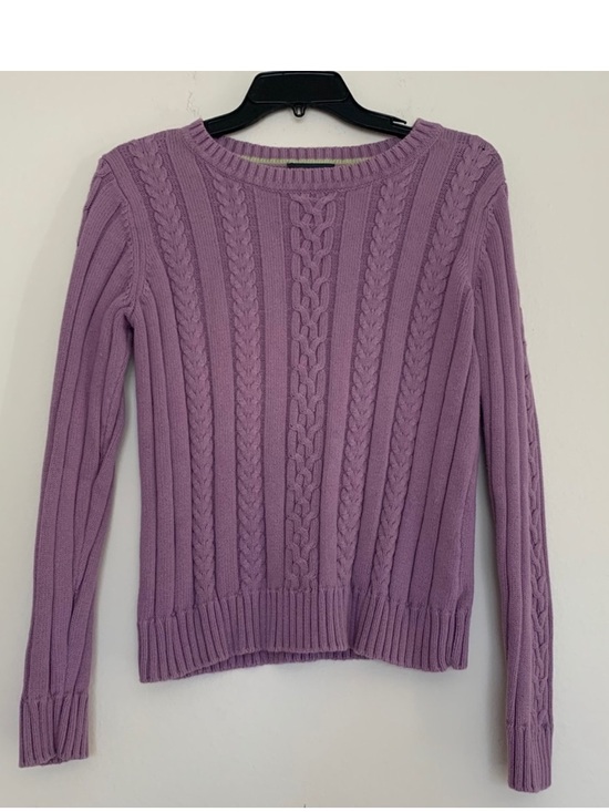 Van Heusen Sweaters - Van Heusen Long Sleeve Purple Crewneck Sweater